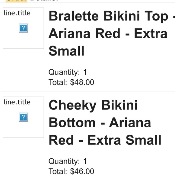 Kulani Kinis Set - Ariana Red - Picture 3 of 5